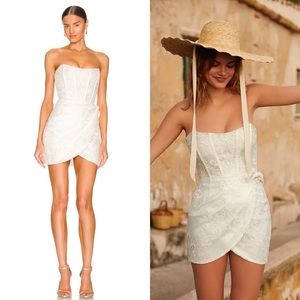 V Chapman Nigella Dress White